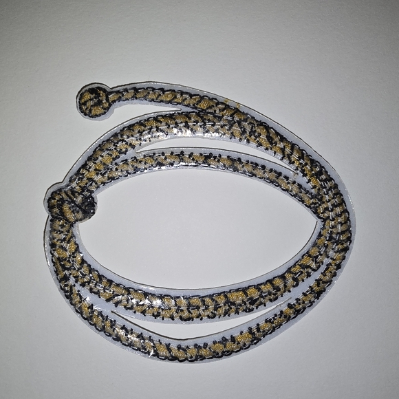 Lasso Embroidered Rope Patch Western Cowboy Rodeo - Picture 3 of 6